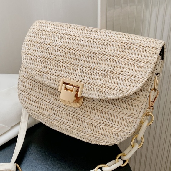 NEW| Daisy Beige Crossbody Bag - Picture 4 of 7